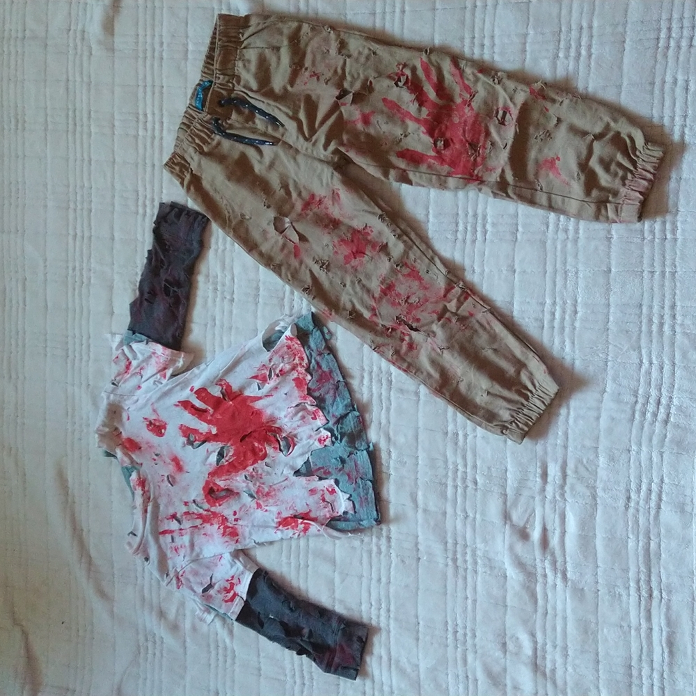 SIZE 4-5: Zombie Halloween Costume - Picture 2 of 9
